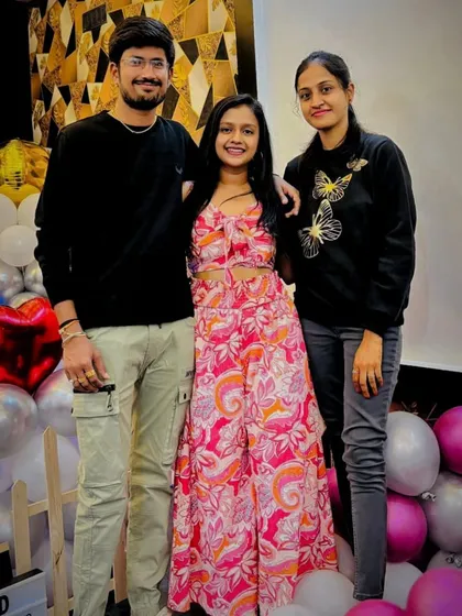 Friends gathering to celebrate a birthday. My venue is a popular spot for small group gatherings and parties in Hubli.