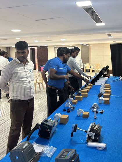 Retail partners in Chennai exploring my comprehensive range of switchgear and protection devices.