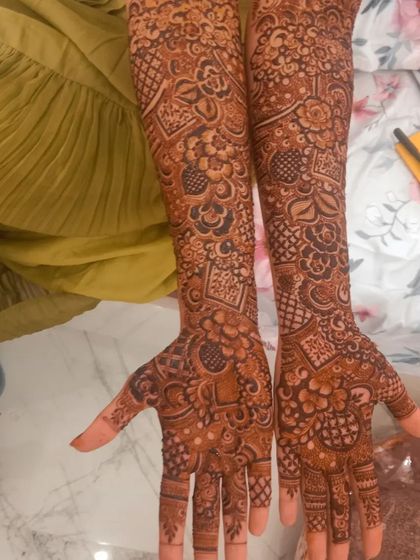 Mehendi Art by Nishat - Mehndi (Henna) Artistry Elaborate Bridal Henna photo 49