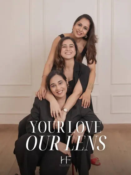 Your Love, Our Lens. We are the all-female team behind Happyframes. We are here to laugh with you, calm your nerves, and capture the real, unfiltered moments of your journey with passion and expertise.