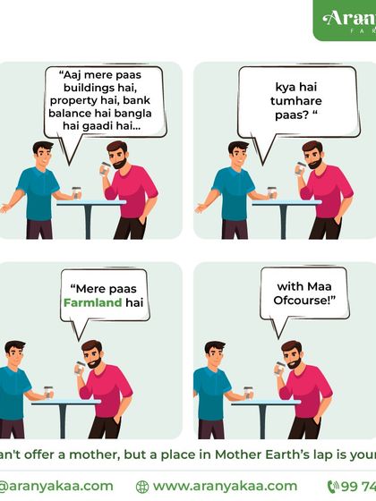 This popular meme format captures our value proposition perfectly. While others have buildings and bank balances, our investors have something more profound: a piece of Mother Earth.