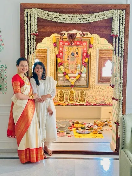 It was an honor to restore this Delhi bungalow for Kangana Ranaut as she began her new chapter as a Member of Parliament. We peeled back layers to reveal the home's original soul, using hand-painted art to reflect her fierce yet grounded personality. This project was a true homecoming for the house and its story.
