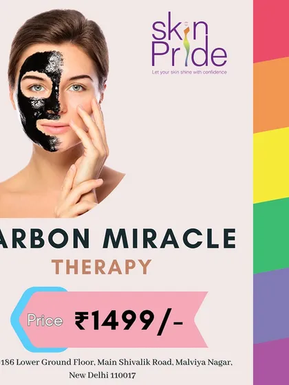 Our Carbon Miracle Treatment is available at a special price for the LGBTQIA+ community. Celebrate your true self with our expert care.