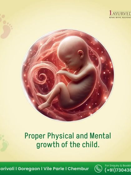 Our Garbhasanskar program is designed to ensure the proper physical and mental development of the child. We provide guidance on nutrition, herbs, and daily routines that directly contribute to the baby's growth and well-being.