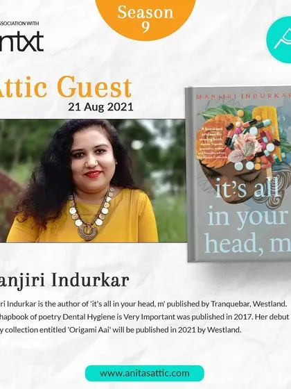 Author Manjiri Indurkar spoke about her powerful memoir 'it's all in your head, m', offering a candid look at writing about mental health and personal trauma.