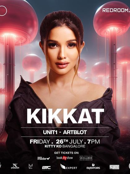 A Redroom Friday at Kitty Ko with the talented Kikkat. I played both the opening and closing sets, framing her high-energy performance.