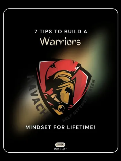 This is the first step. We provide 7 key tips to build a warrior mindset that will last a lifetime. This is the foundation of all our training.