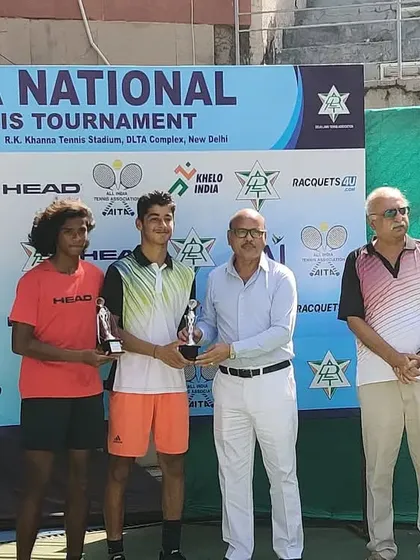 The awards ceremony at the DLTA National Tournament.