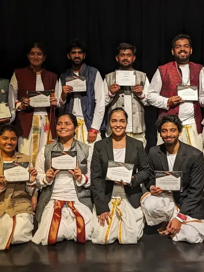 The culmination of hard work and dedication. Here, our WeMove School of Drama students celebrate their graduation after a successful, house-full show. This is the journey we guide you on, from the classroom to the stage.