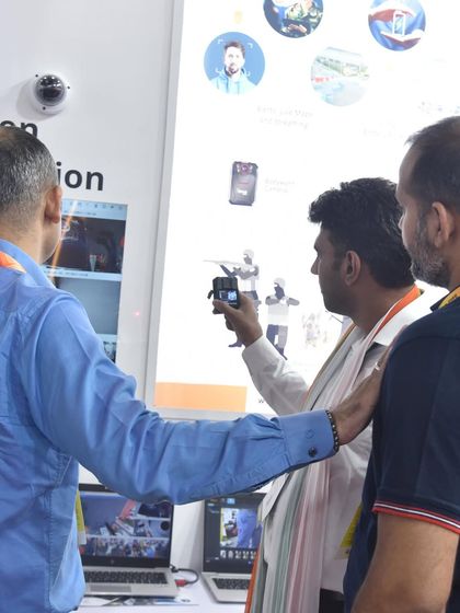 Visitors at FSIE 2025 were keenly interested in our next-generation mobility solutions. We are always excited to showcase how our technology can be applied in various field scenarios.