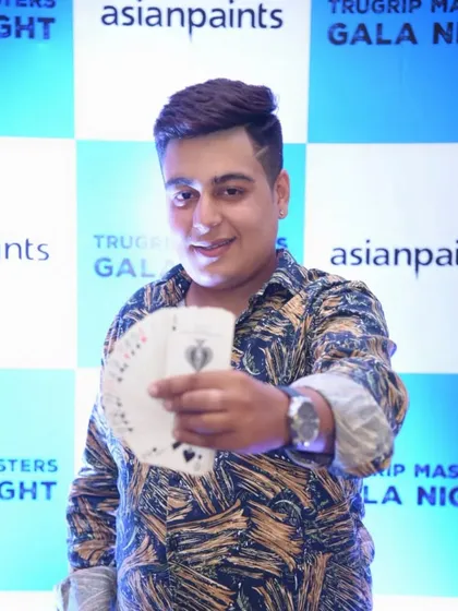 Here I am at a gala night for Asian Paints, one of my many valued corporate clients. Performing for leading brands is a privilege and a testament to the professional quality of entertainment I provide.