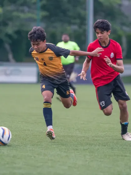 High-intensity competition is where skills are tested. Here, our U15 players demonstrate their technical ability and tactical awareness during a crucial match in the CSE Excellence League.