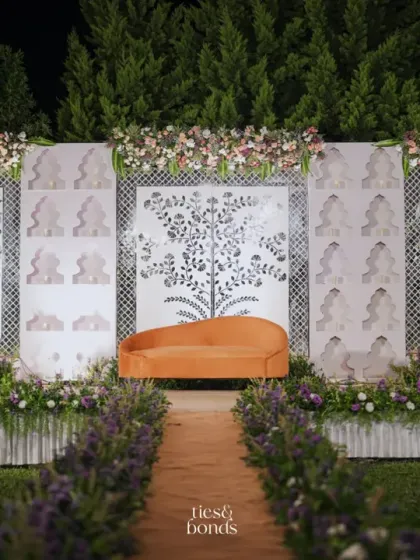 Flinters Management - Custom Wedding Design & Decor Glamorous Sangeet & Reception Nights photo 31