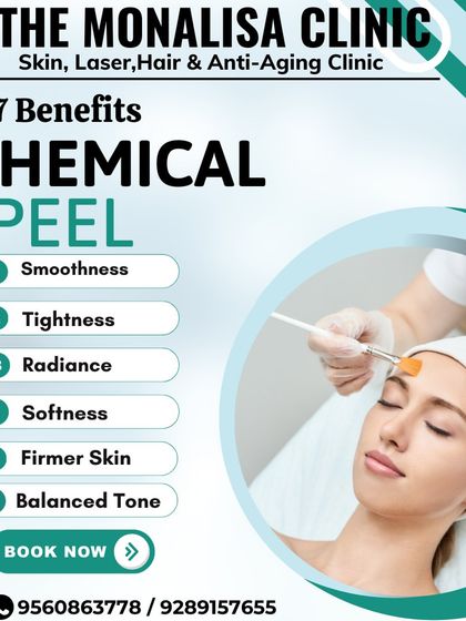 Discover the seven key benefits of a chemical peel. Our treatment delivers smoothness, tightness, radiance, and softness while promoting firmer skin and a balanced tone.