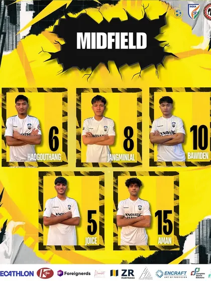 The midfield generals of our U19 squad, ready to control the game in the upcoming Delhi Youth League.