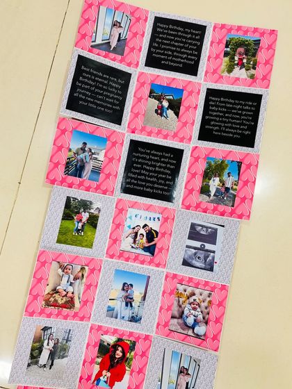 The sheer number of memories you can fit into an infinite box is what makes it so special. This view shows even more of the 42 photos telling a beautiful story.