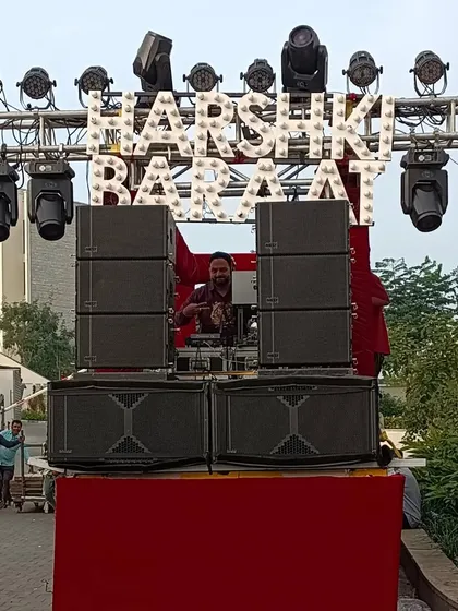 Your baraat deserves to be a party on wheels. My custom portable DJ setup, complete with a massive sound system and lighting rig, ensures the wedding procession is as epic as the main event.