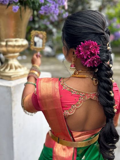 Dakshayini - Professional Saree Draping Traditional Bridal & Muhurtham Drapes photo 4