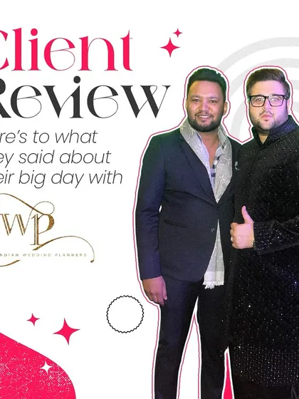 A client review from Arman and Avantika. I am thrilled they felt we were the ones to make their fairytale wedding dream come true and that they considered us "experience givers" to all their guests.
