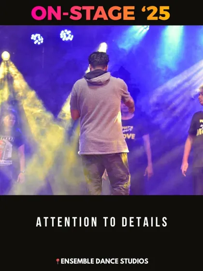 Another example of our instructors' attention to detail during a technical run. We are committed to helping every student perform at their absolute best.