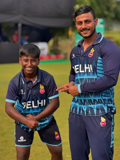 With one of the young, powerful players from the U-19 team. Her potential is limitless.