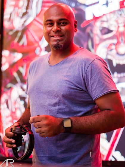 A shot of me at the console.