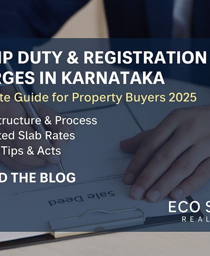 Understanding stamp duty and registration charges is critical for budgeting a property purchase in Karnataka. This guide provides an overview of the fee structure and updated slab rates for 2025, helping you avoid unexpected costs and ensure legal compliance.