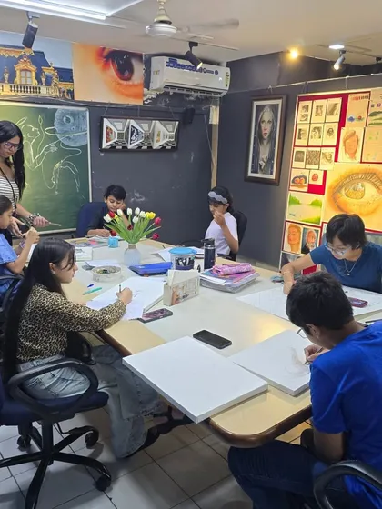 This is where the magic happens. Our studio is a space for learning and community, where students of all ages receive personalized guidance from instructors to help bring their artistic visions to life.