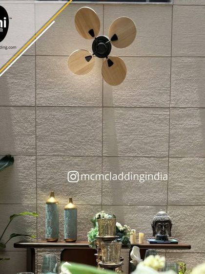 The same Ittimi cladding in a different lighting setup, showing its versatility. It's paintable, so you can customize it to match any design scheme.