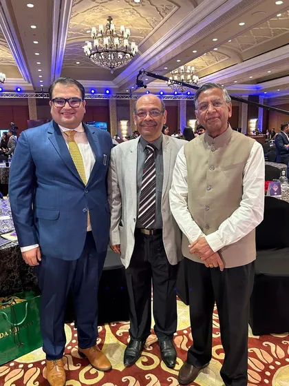 Our Managing Partner, Anshul Gupta, pictured with fellow legal professionals at the Forbes Legal Powerlist event. Such events are a great opportunity to connect with other leaders in the field.