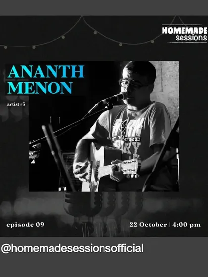 A personalized graphic for my set at Homemade Sessions. These events have a wonderful, community-focused vibe.