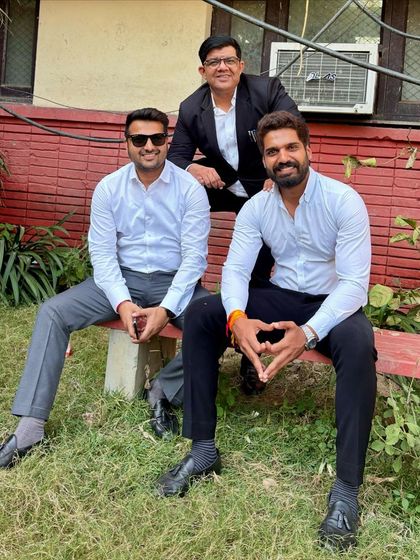 Another photo with my team, enjoying a break from our busy schedules.