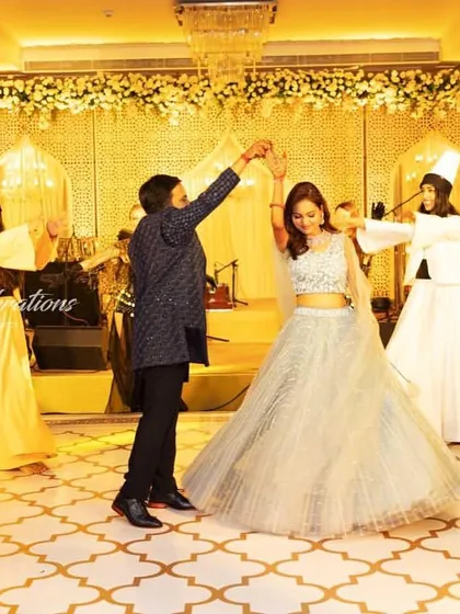 The couple shares a dance, encircled by whirling dervishes. This unique experience makes their performance feel intimate and profoundly special, a memory they will cherish forever.