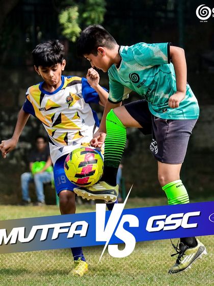 A promotional graphic showing a player from MVTFA and GSC in action.