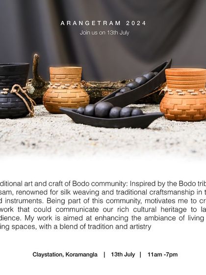 Clay Station - Pottery & Ceramics Classes & Workshops Our Community Showcase: Arangetram & Hunar photo 49