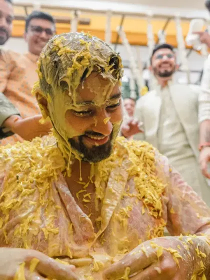 WhatKnot - Wedding Photography & Videography The Haldi Edit: Colours, Chaos & Laughter photo 18