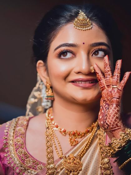 Swarna Nagaraj - Bridal Makeup & Hairstyling Engagement & Pre-Wedding Ceremonies photo 34