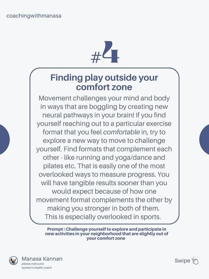 Finding play outside your comfort zone is key. Trying new formats like yoga or dance to complement your Pilates practice creates new neural pathways and helps you see tangible results sooner.