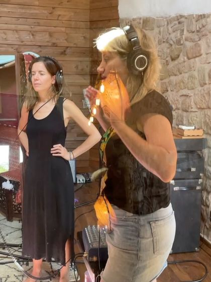 A beautiful group shot from our vocal recording session in Spain. This is my fam, a group of incredible vocal magicians who helped create the dreamy pads on 'Liquid Light'.