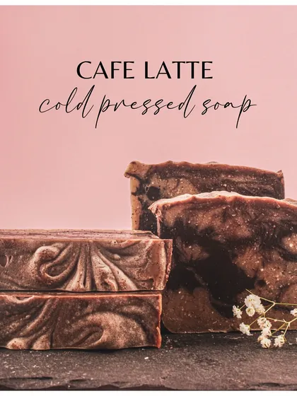 My Café Latte cold-pressed soap is perfect for coffee lovers. It's made with cocoa butter for deep hydration and coffee essential oil for a gentle exfoliating effect, leaving your skin feeling awake and smooth.
