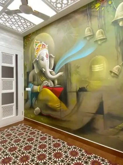 House360.in - Residential Wallpaper & Wall Mural Services Traditional & Spiritual Artistry photo 7
