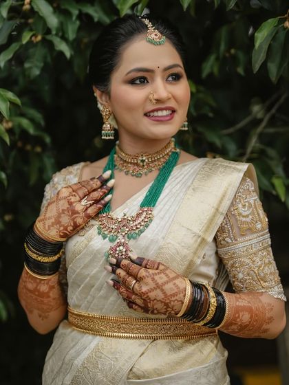 Anthariya by Nidhi Gowda - Ethnic Wear Design & Embroidery Courses Our Beautiful Brides & Clients photo 7
