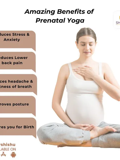 This infographic clearly outlines the amazing benefits of prenatal yoga. From reducing stress and anxiety to improving posture and preparing you for birth, the practice is a powerful tool for a healthy pregnancy.