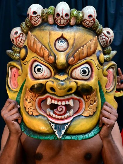 Greenhouse - Curated Artisan & Vintage Decor Hand-Carved Traditional Masks photo 8