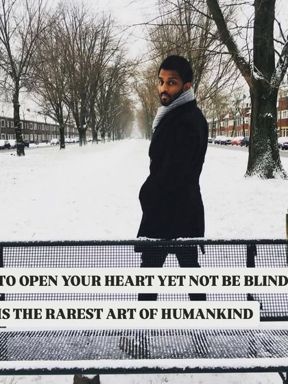 To open your heart yet not be blind, is the rarest art of humankind.
