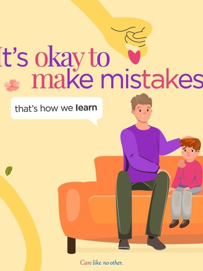 "It's okay to make mistakes, that's how we learn." This teaches resilience and removes the fear of failure. It helps children understand that learning is a process and mistakes are a natural part of it.