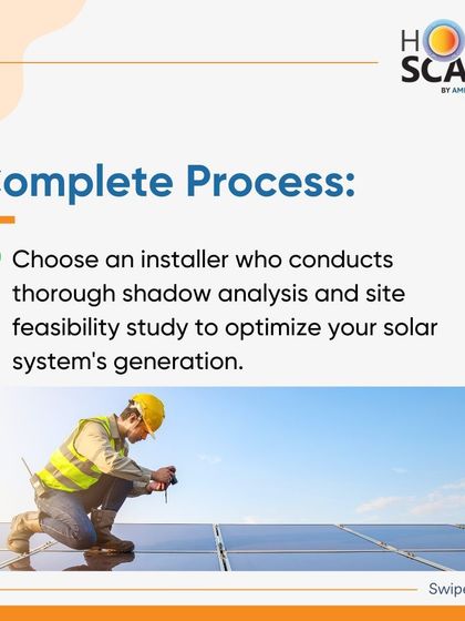 A key step in our process is a thorough shadow analysis and site feasibility study to optimize your solar system's generation potential before installation begins.