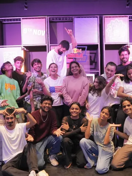 For the love of dance and these happy faces. A group photo with the energetic students from a Mumbai workshop.