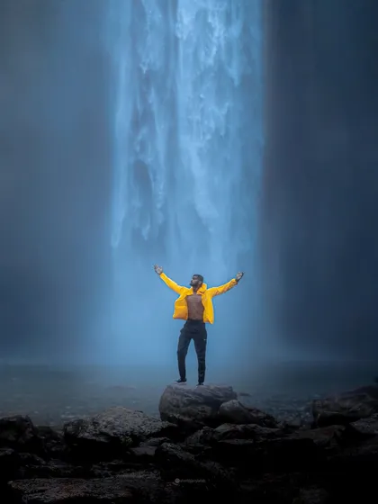 This is the feeling I chase on every trip. Standing before the raw power of nature in Meghalaya, completely humbled and alive. Join my group trips to experience moments like this for yourself.