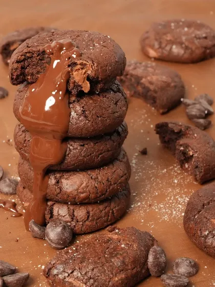 There is nothing quite like a perfectly gooey cookie. My double chocolate chip cookies are a dream for any chocolate lover, made with premium Belgian chocolate and baked to achieve a soft, melt-in-your-mouth center.